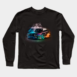 Rainbow Splash BMW 3 Long Sleeve T-Shirt